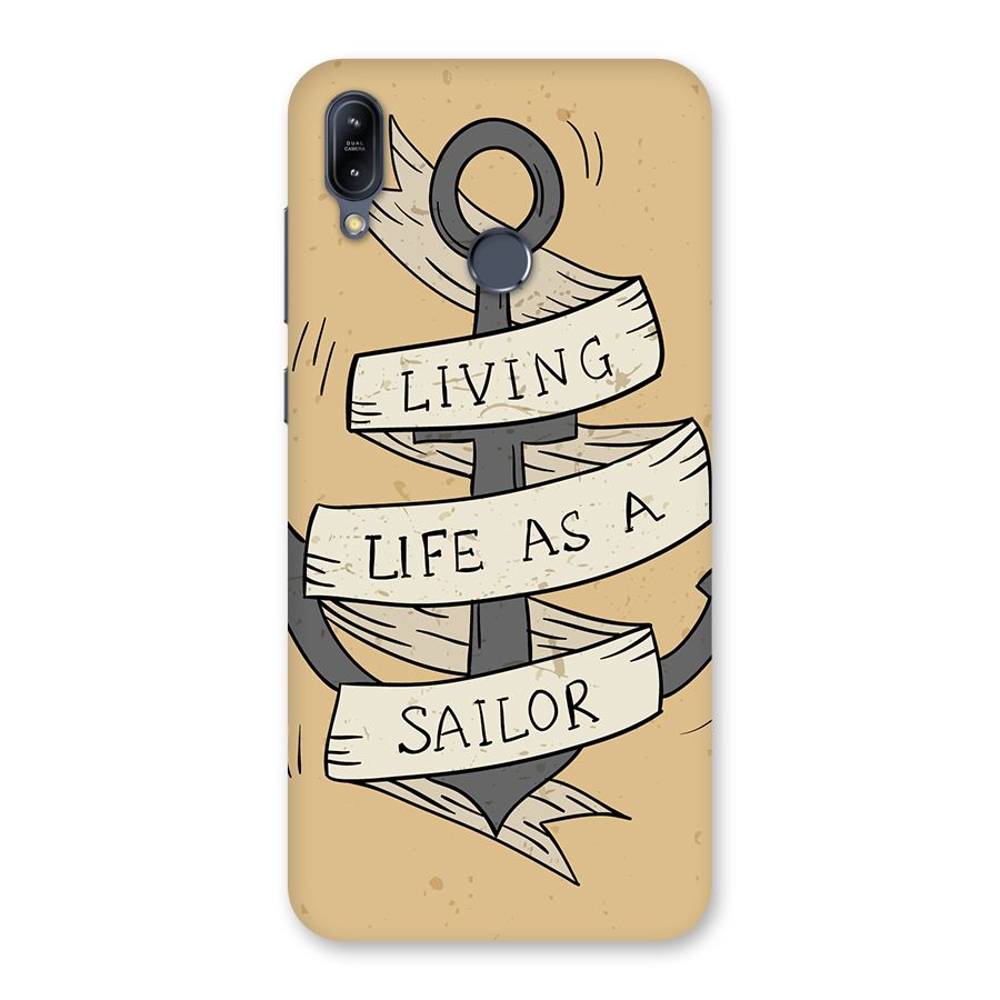 Old School Anchor Back Case for Zenfone Max M2
