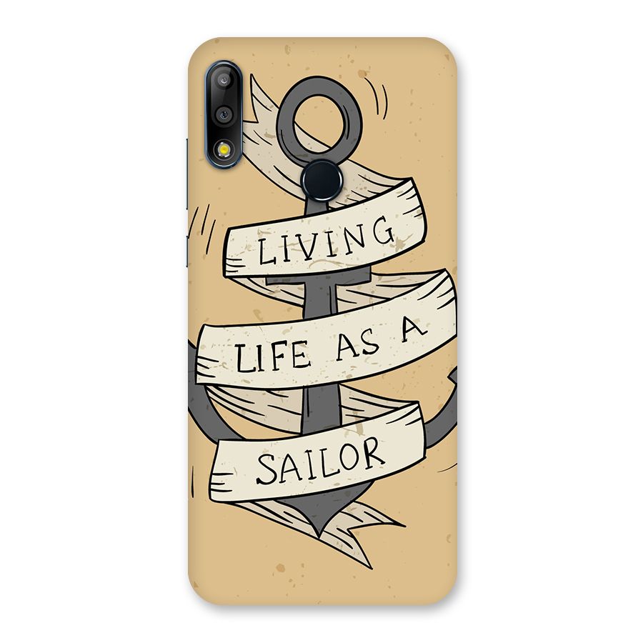 Old School Anchor Back Case for Zenfone Max Pro M2