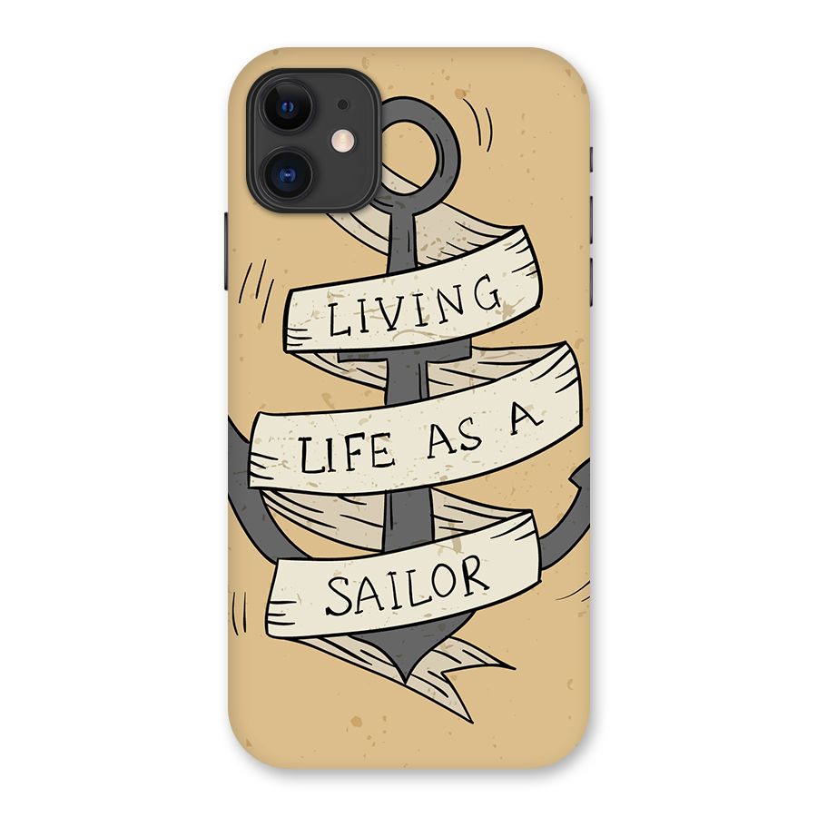 Old School Anchor Back Case for iPhone 11