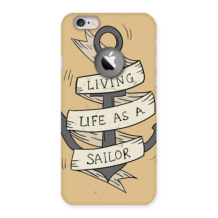 Old School Anchor Back Case for iPhone 6 Logo Cut