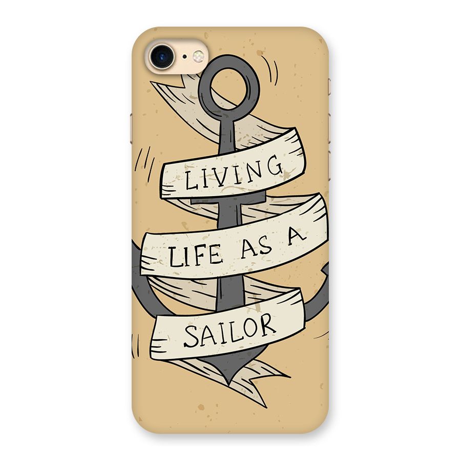 Old School Anchor Back Case for iPhone 7