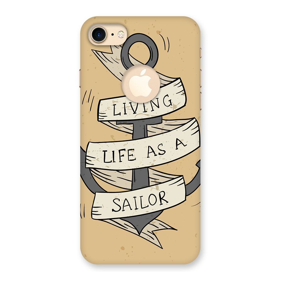 Old School Anchor Back Case for iPhone 7 Logo Cut