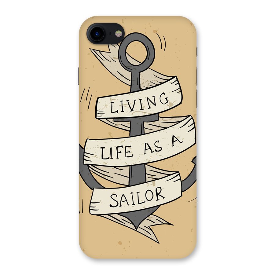 Old School Anchor Back Case for iPhone SE 2020