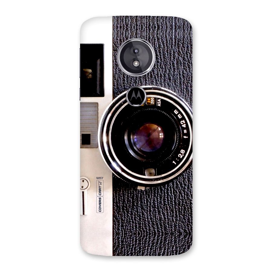 Old School Camera Back Case for Moto E5
