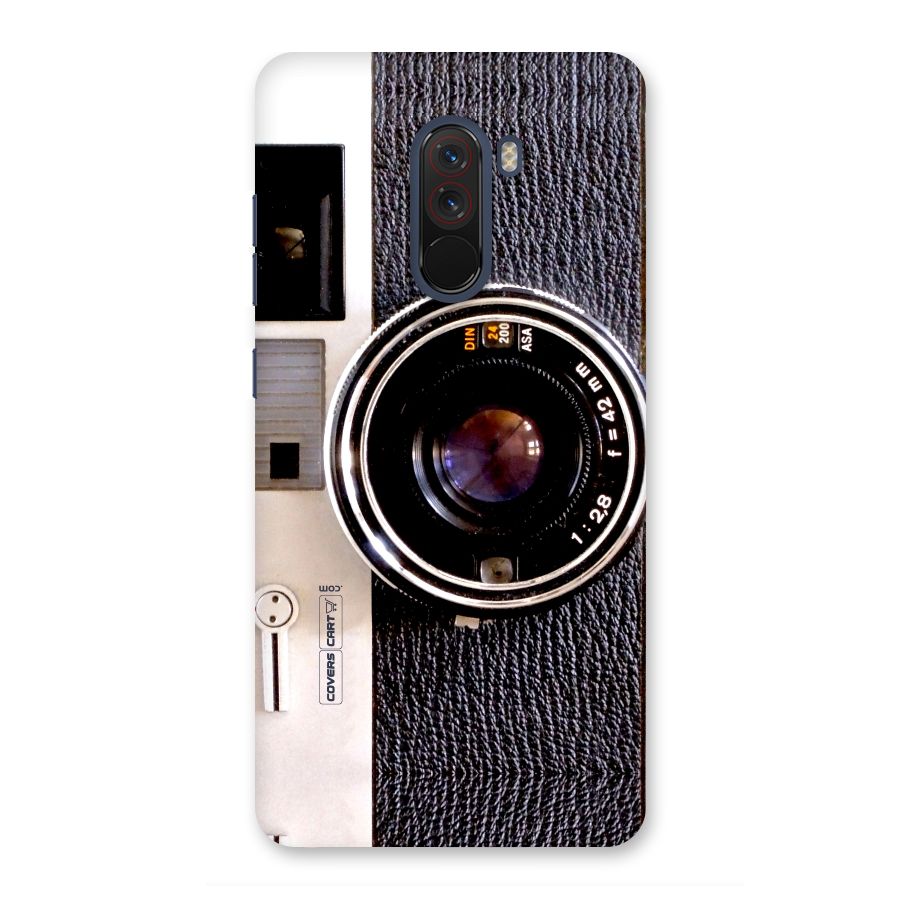 Old School Camera Back Case for Poco F1