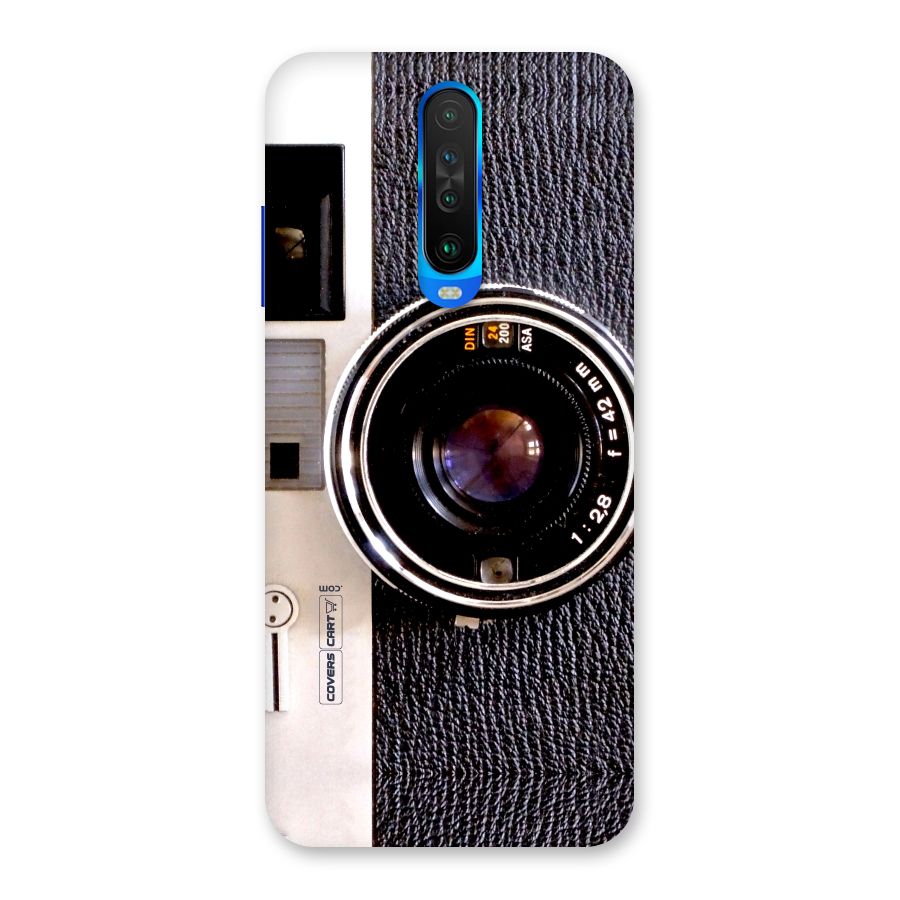 Old School Camera Back Case for Poco X2