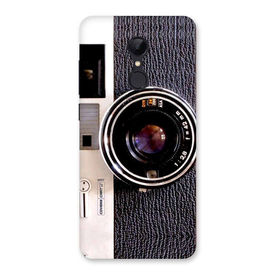 Old School Camera Back Case for Redmi 5