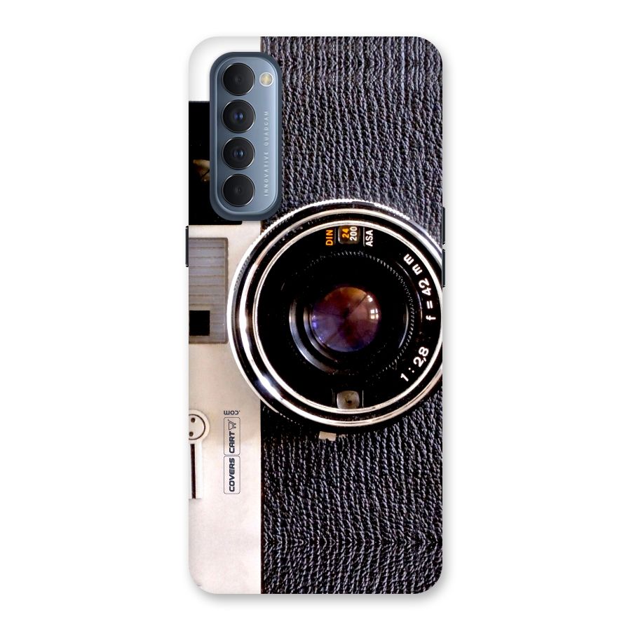 Old School Camera Back Case for Reno4 Pro