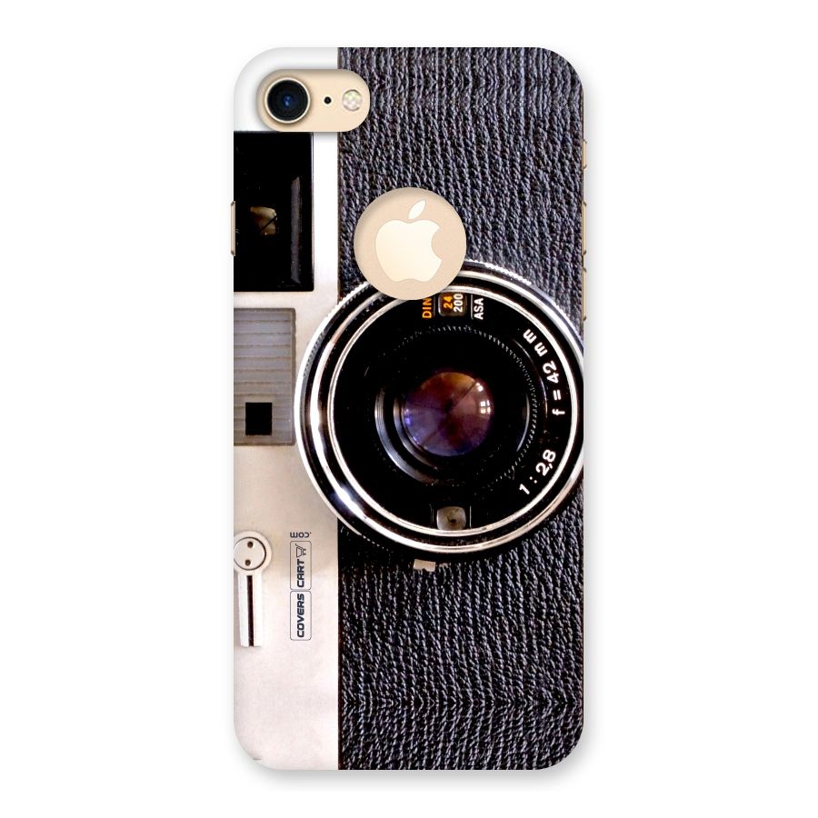 Old School Camera Back Case for iPhone 7 Logo Cut