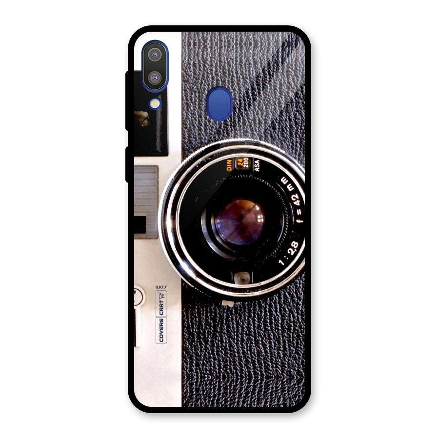 Old School Camera Glass Back Case for Galaxy M20