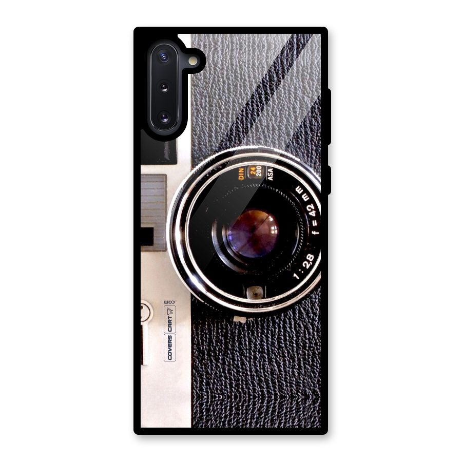 Old School Camera Glass Back Case for Galaxy Note 10