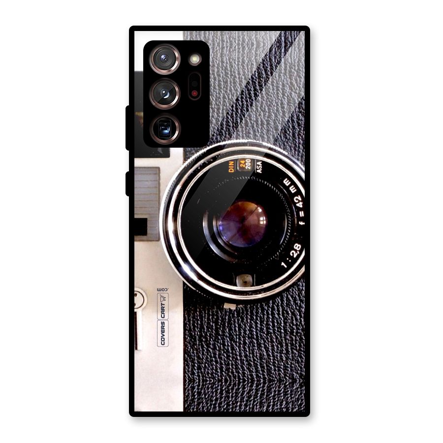 Old School Camera Glass Back Case for Galaxy Note 20 Ultra