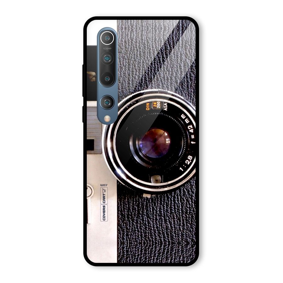 Old School Camera Glass Back Case for Mi 10