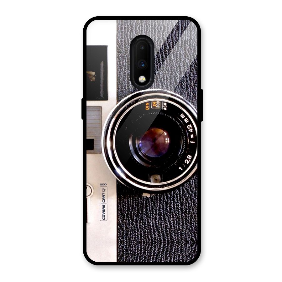 Old School Camera Glass Back Case for OnePlus 7