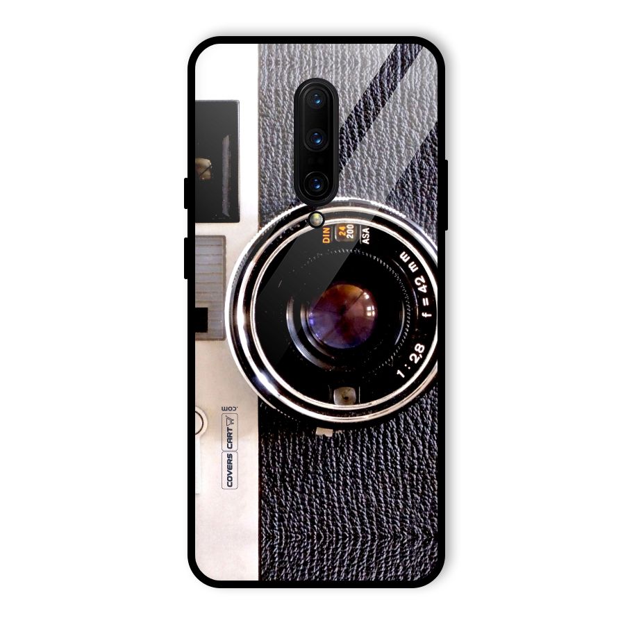 Old School Camera Glass Back Case for OnePlus 7 Pro