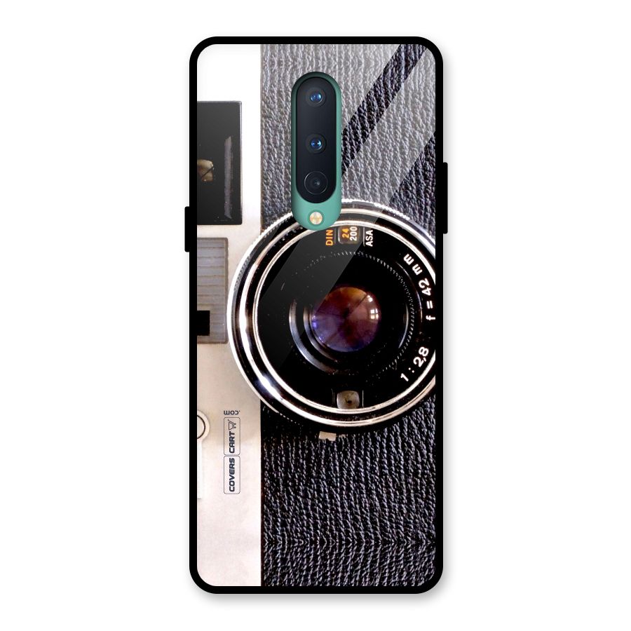 Old School Camera Glass Back Case for OnePlus 8