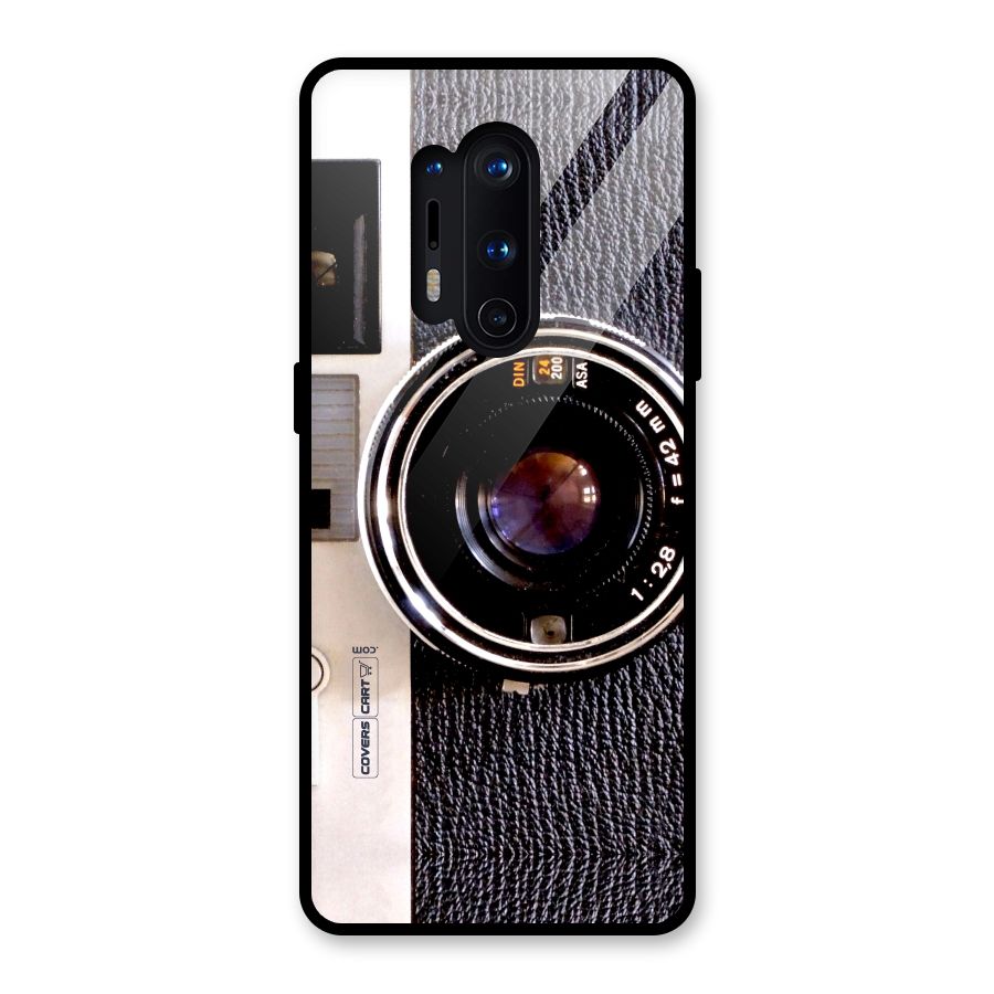 Old School Camera Glass Back Case for OnePlus 8 Pro