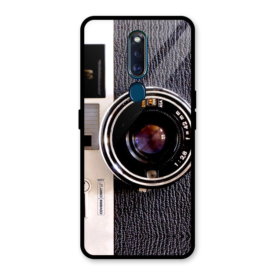 Old School Camera Glass Back Case for Oppo F11 Pro