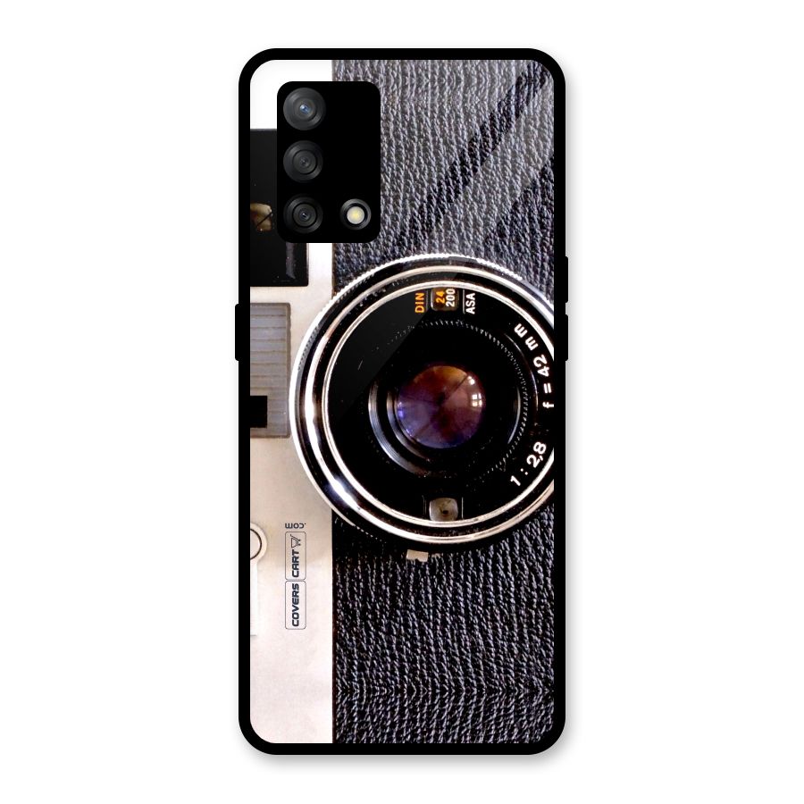 Old School Camera Glass Back Case for Oppo F19