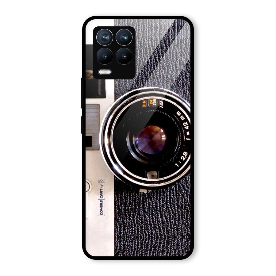 Old School Camera Glass Back Case for Realme 8 Pro