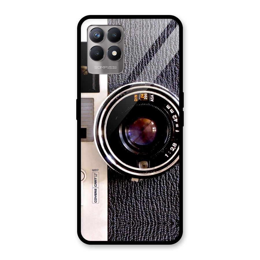 Old School Camera Glass Back Case for Realme Narzo 50