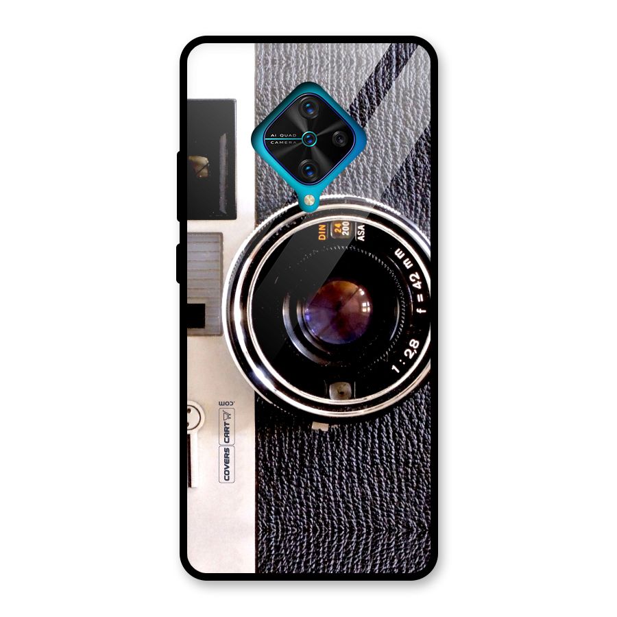 Old School Camera Glass Back Case for Vivo S1 Pro