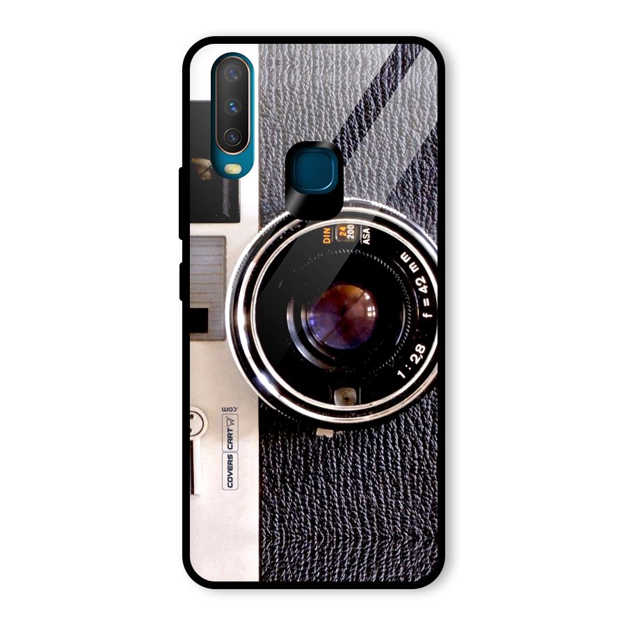 Old School Camera Glass Back Case for Vivo U10