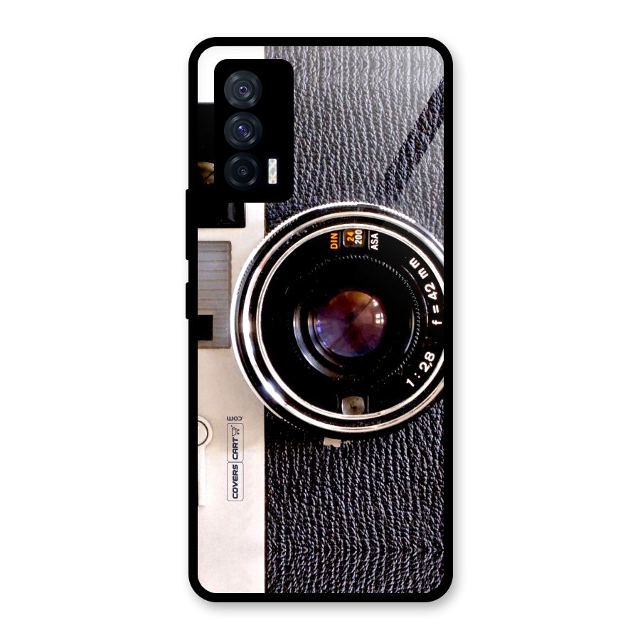 Old School Camera Glass Back Case for Vivo iQOO 7 5G