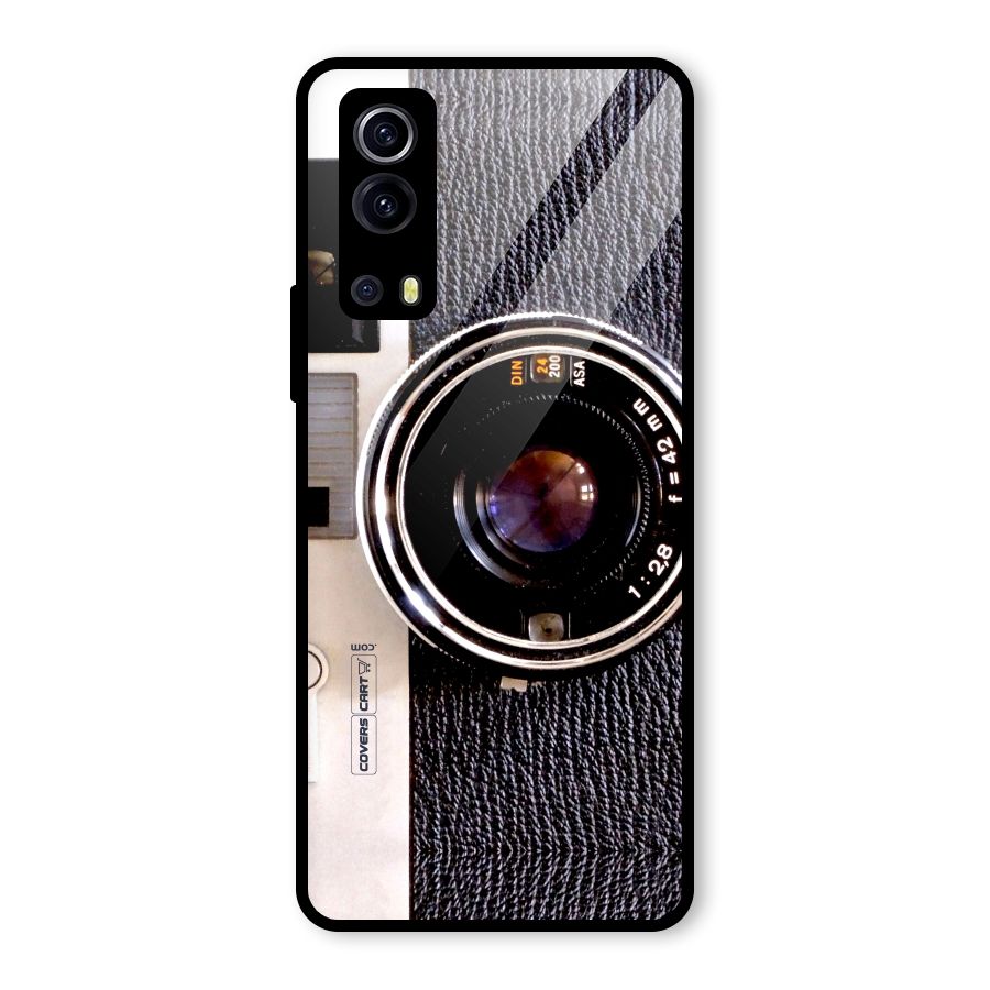 Old School Camera Glass Back Case for Vivo iQOO Z3