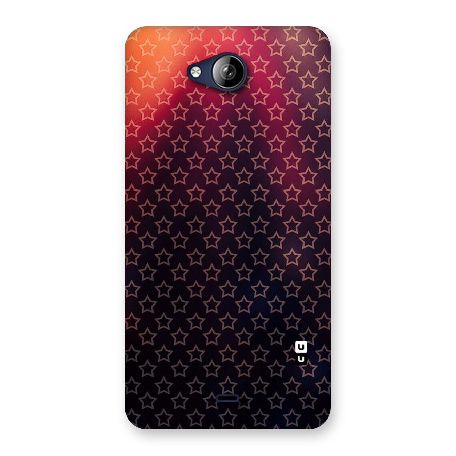 Ombre Stars Back Case for Canvas Play Q355