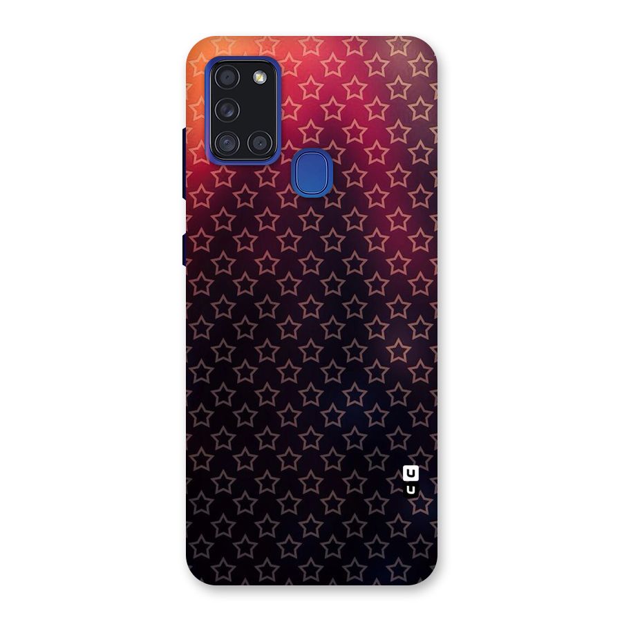Ombre Stars Back Case for Galaxy A21s