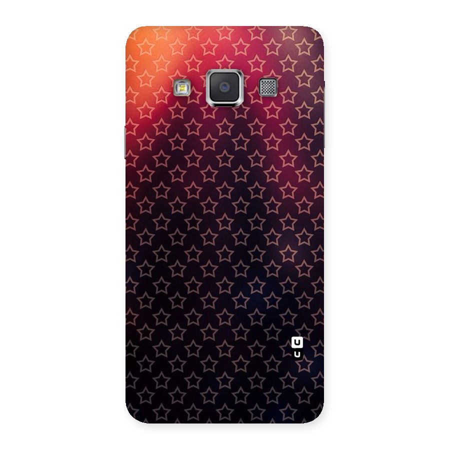 Ombre Stars Back Case for Galaxy A3