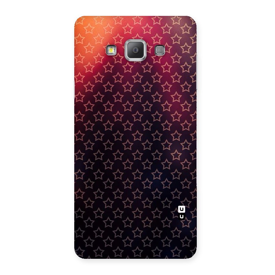 Ombre Stars Back Case for Galaxy A7