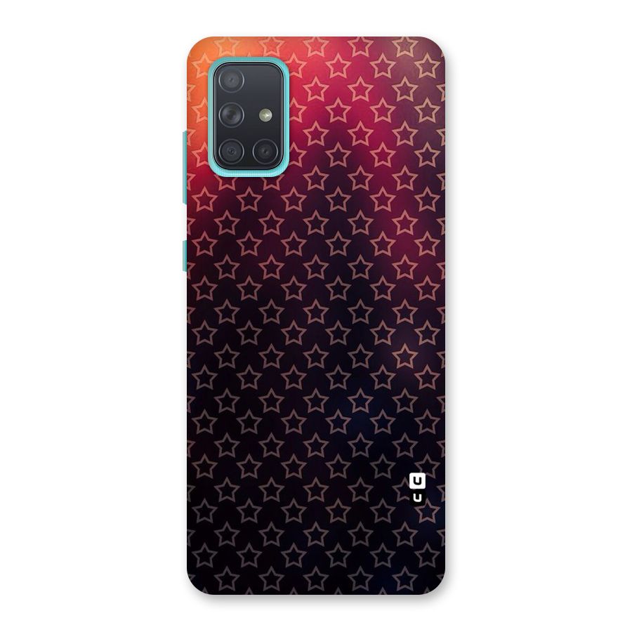 Ombre Stars Back Case for Galaxy A71