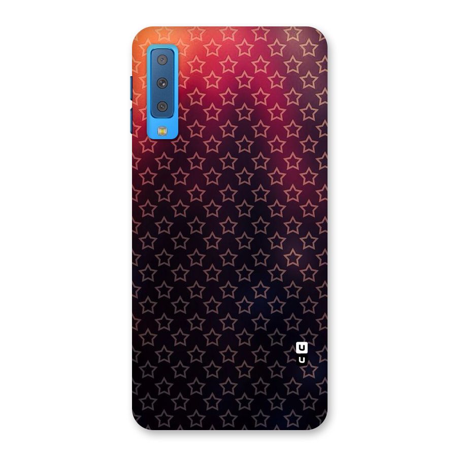 Ombre Stars Back Case for Galaxy A7 (2018)