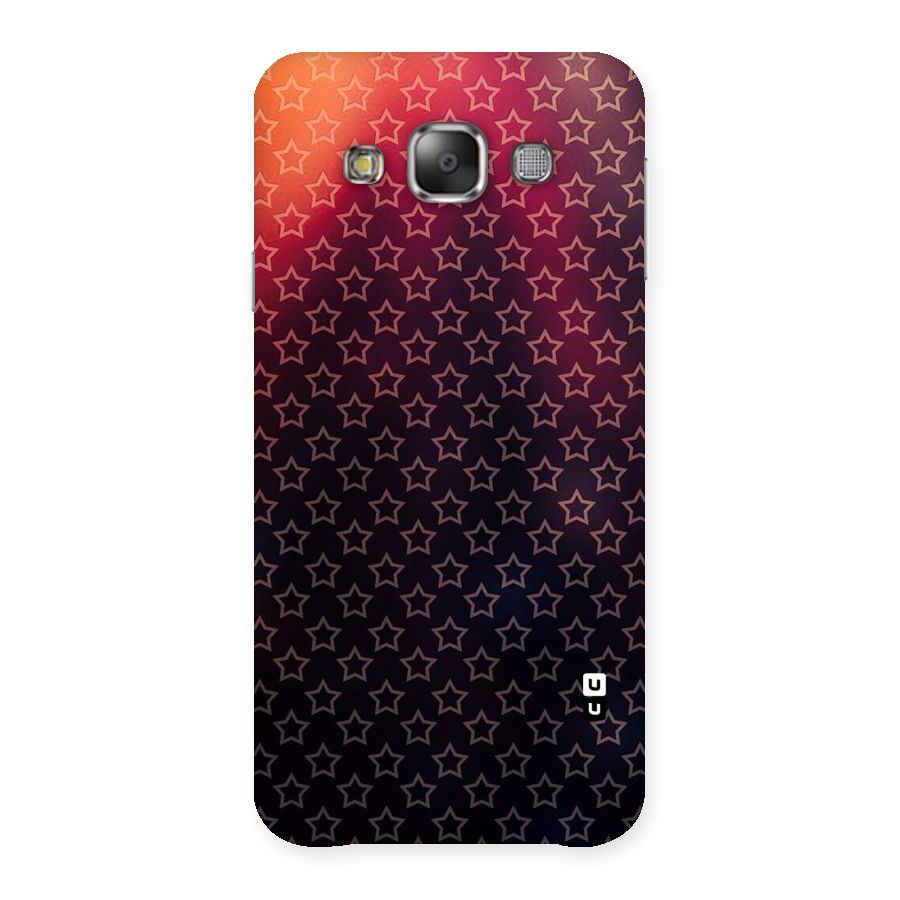 Ombre Stars Back Case for Galaxy E7