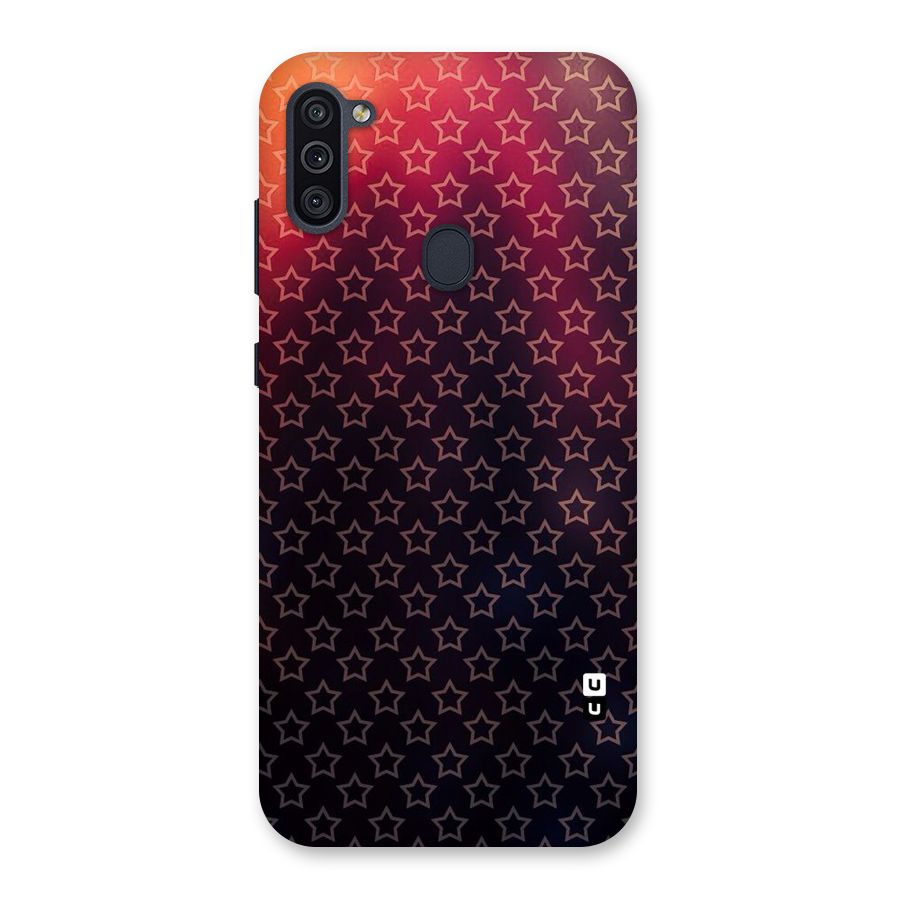 Ombre Stars Back Case for Galaxy M11