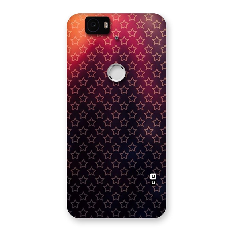 Ombre Stars Back Case for Google Nexus-6P