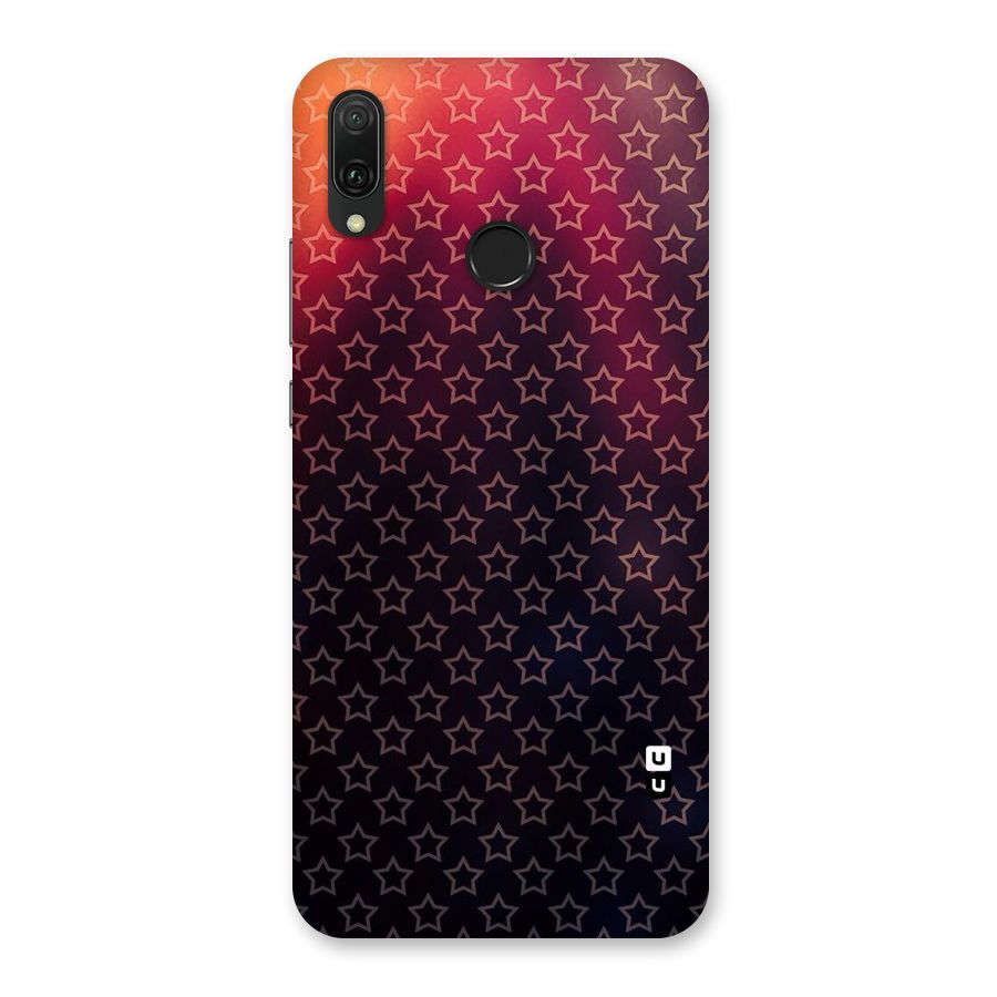 Ombre Stars Back Case for Huawei Y9 (2019)