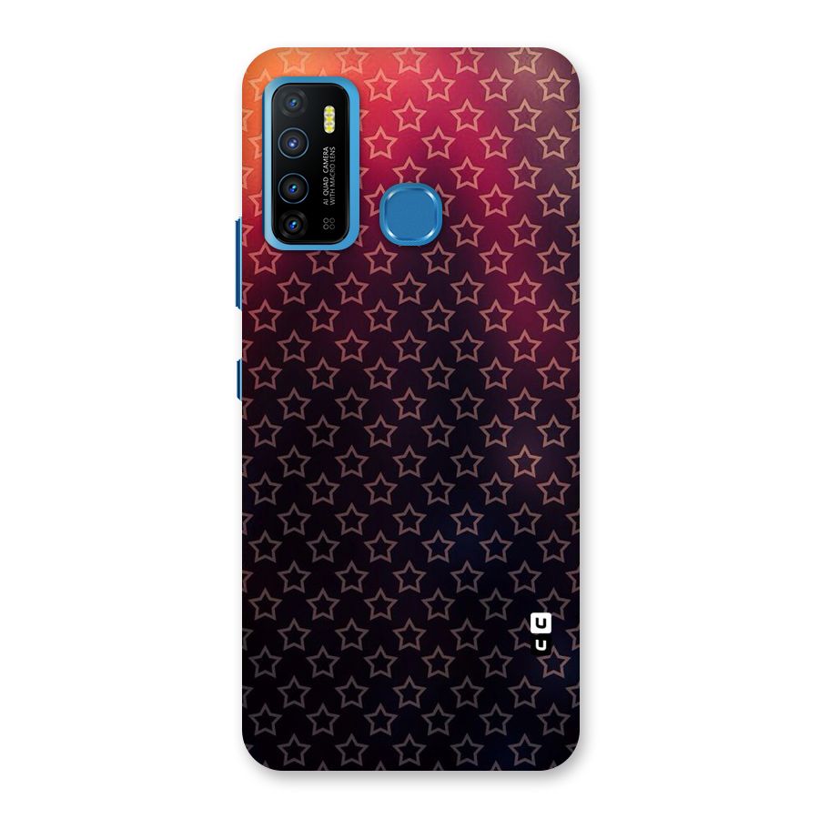 Ombre Stars Back Case for Infinix Hot 9