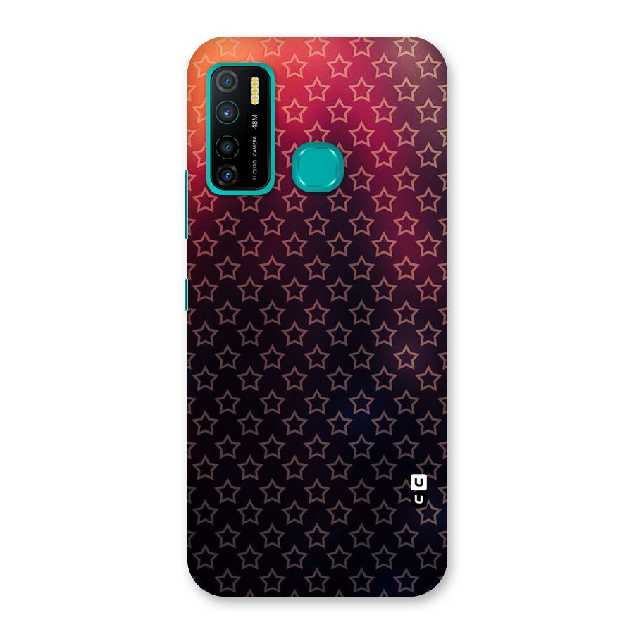 Ombre Stars Back Case for Infinix Hot 9 Pro