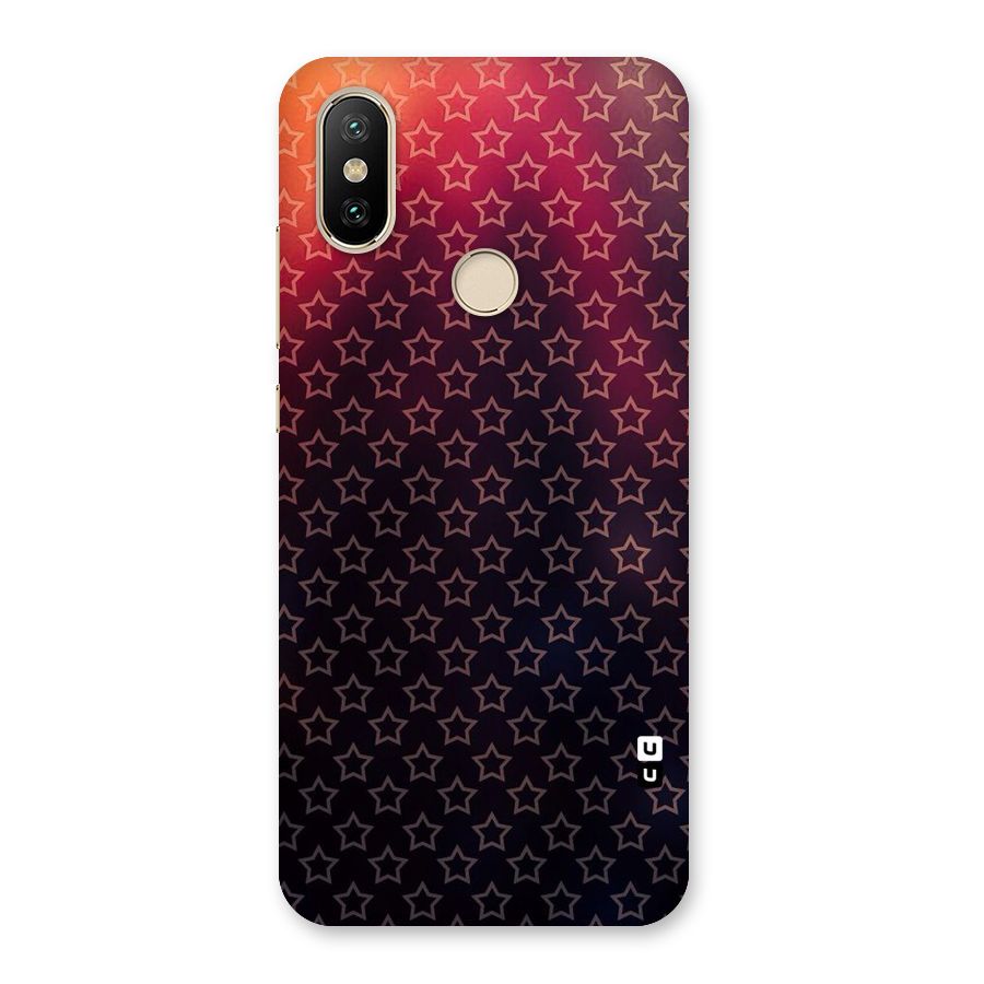 Ombre Stars Back Case for Mi A2