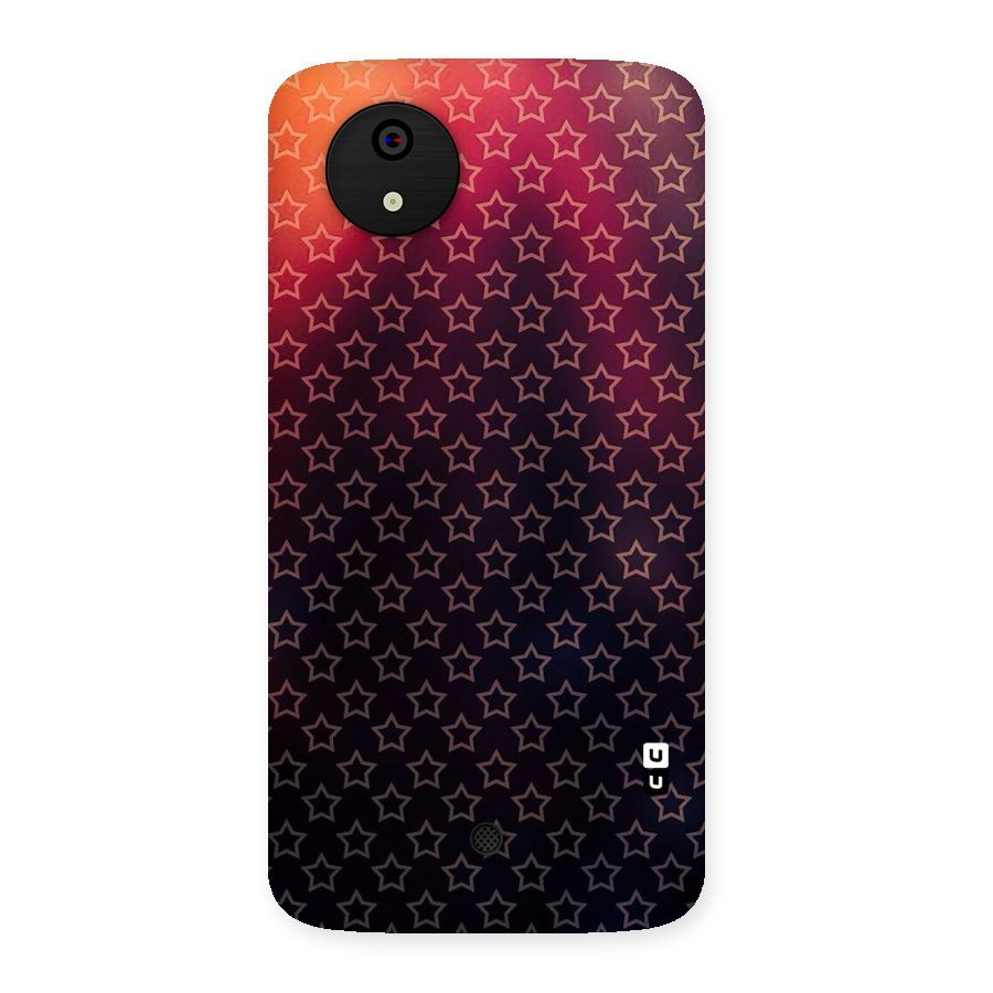 Ombre Stars Back Case for Micromax Canvas A1