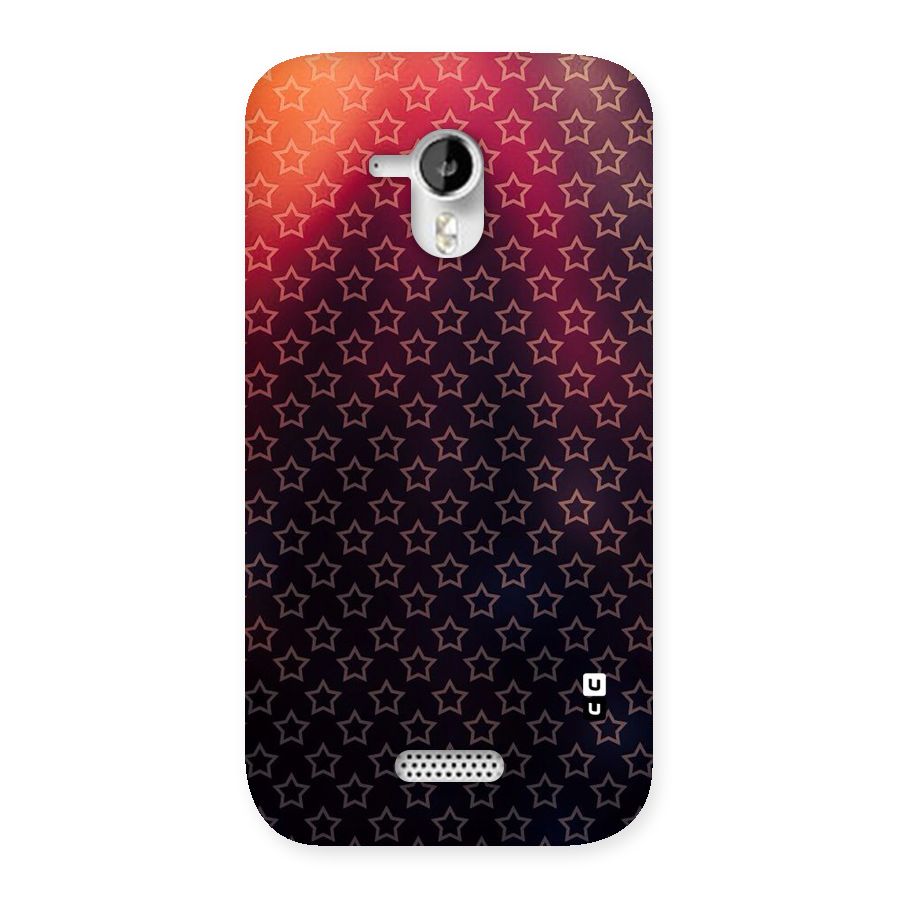 Ombre Stars Back Case for Micromax Canvas HD A116