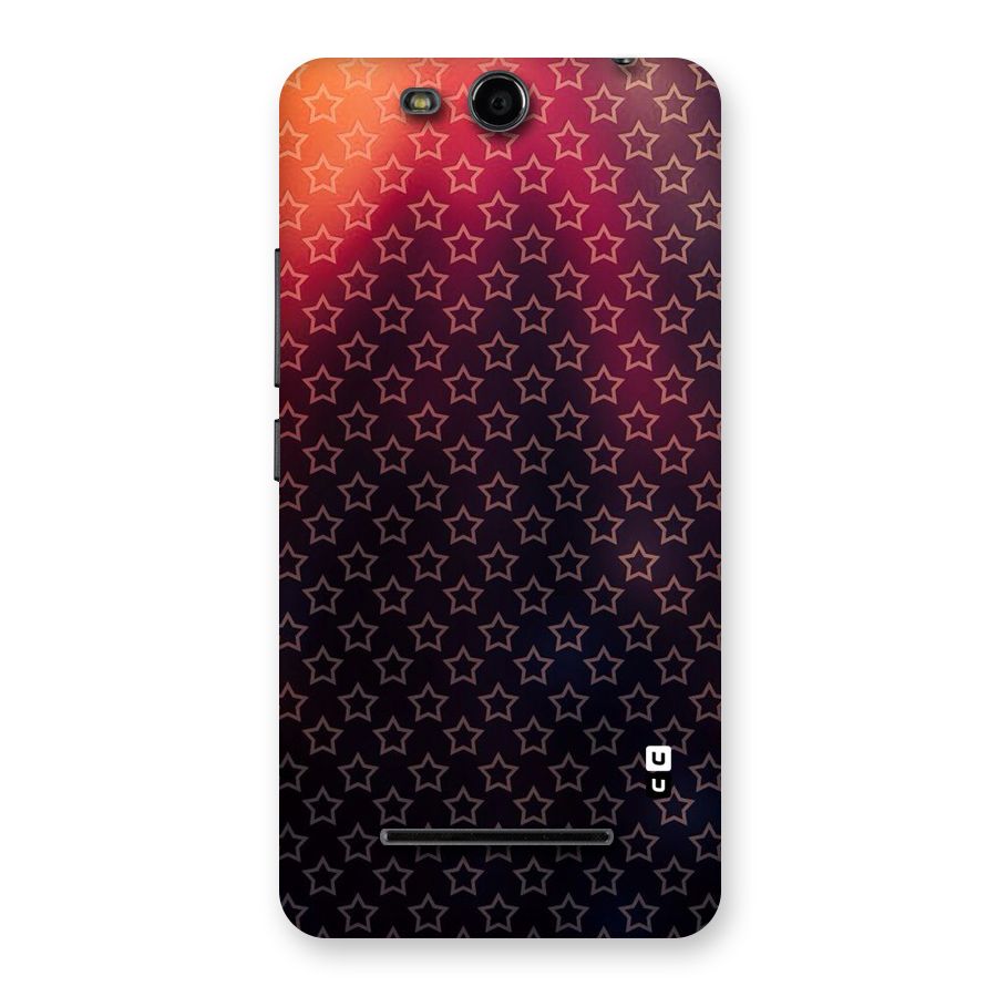 Ombre Stars Back Case for Micromax Canvas Juice 3 Q392