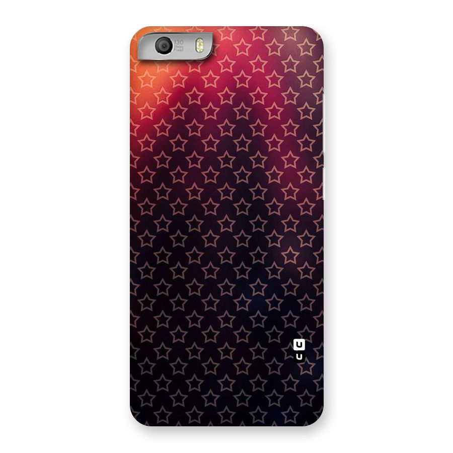 Ombre Stars Back Case for Micromax Canvas Knight 2