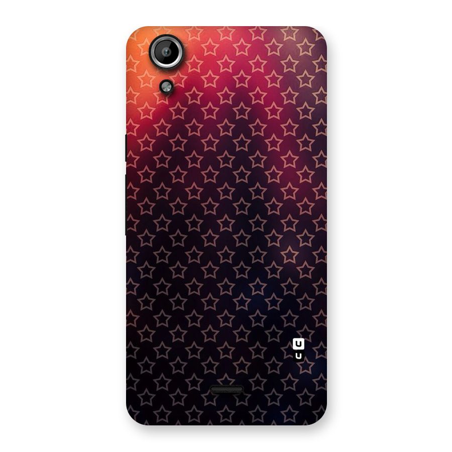 Ombre Stars Back Case for Micromax Canvas Selfie Lens Q345