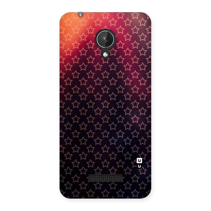 Ombre Stars Back Case for Micromax Canvas Spark Q380
