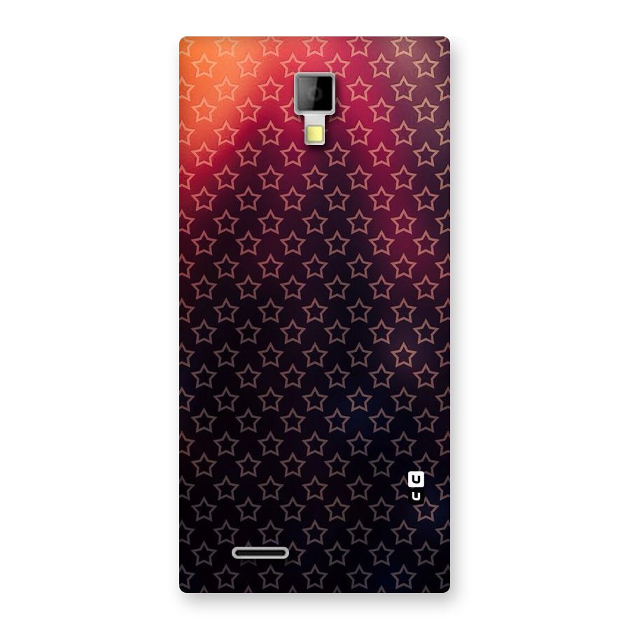 Ombre Stars Back Case for Micromax Canvas Xpress A99