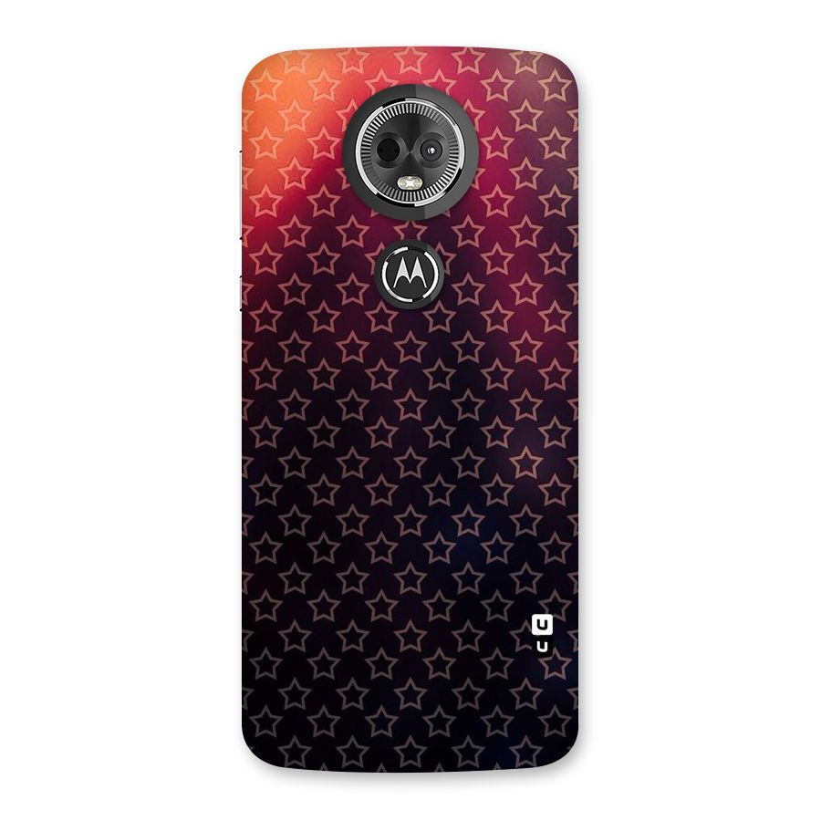 Ombre Stars Back Case for Moto E5 Plus